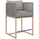 Crete 35.25 inch Natural / Palazzo Taupe Outdoor Counter Stool